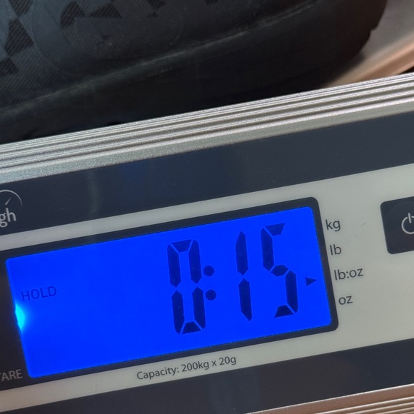 OOFOS OOmg Men's 10 eeZee Black Check Slip On Sneakers - Picture 8 of 9